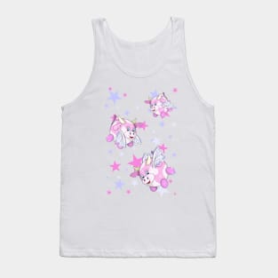 pink flying bubble cows with wings Tank Top